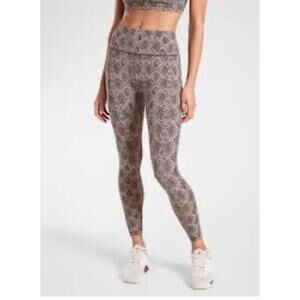 Athleta ULTIMATE STASH POCKET SNAKE 7/8 TIGHT